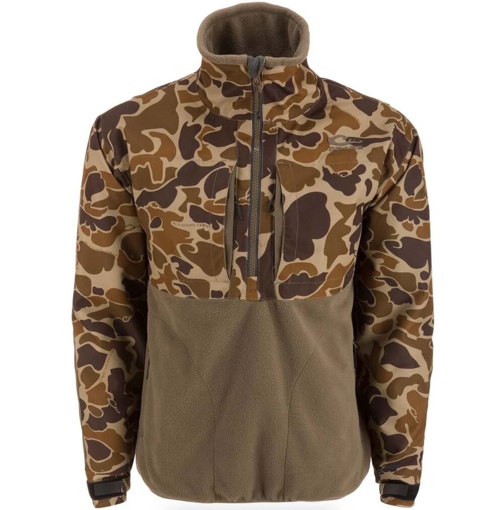 NWT Drake Waterfowl Old School Camo MST 1/4 Zip Hunting Jacket Men’s XL